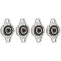 4X Axle Mounted Ball Self Align Pillow Block Bearing 12mm KFL001. 