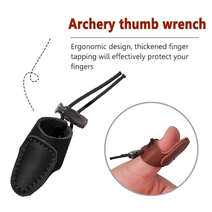 Leather%20Finger%20Guard%20Longbow%20Recurve%20Bow%20Thumb%20Protective%20Gear%20Outdoor%20Accessories%20-%20Image%204