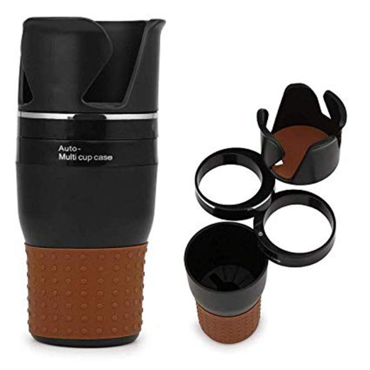 M.sale Adjustable Auto Multi Cup Holder 5 in 1 Holder Multi Cup Case