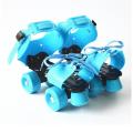 Adjustable Quad Speed Roller Skates Double Wheel Shoes Matel. 