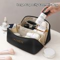 Waterproof Makeup Storage Bag | Makeup Brushes Bag & Toiletries Organizers with Full of Storage | Cosmetic Brush Kit | Make Up Bags Pouch with Zipper For Travelling | Multipurpose Traveling Cosmetic Bags for Women. 