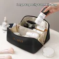 Waterproof Makeup Storage Bag | Makeup Brushes Bag & Toiletries Organizers with Full of Storage | Cosmetic Brush Kit | Make Up Bags Pouch with Zipper For Travelling | Multipurpose Traveling Cosmetic Bags for Women. 