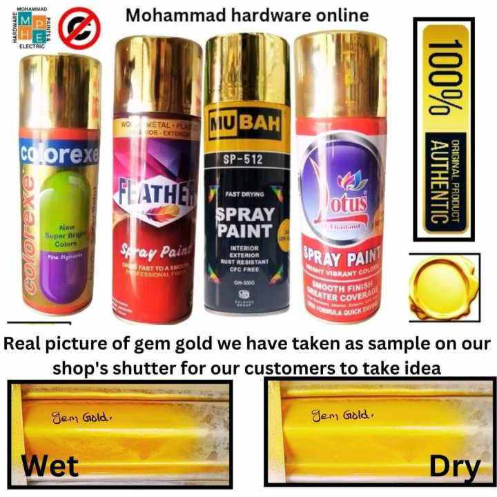 Spray%20paint%20(one%20bottle%20only)%20Gem%20Gold%20&%20normal%20or%20dark%20golden%20.%20Dolphin,%20Mubah,%20coorexe,%20feather%20,%20Artiza,%20lotus%20of%20Thailand,%20Win%20plus%20etc%20.%20for%20touchups%20on%20car,%20motor%20bikes%20,%20cycles,%20walls.%20Arts%20and%20crafts.%20wood,%20metal,%20glass,%20plastic,%20400%20ml,%20300g%20-%20Image%202