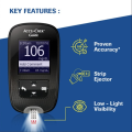accu chek guide glocometer blood glucose checker/sugar machine.. 