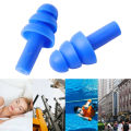 Reusable Silicone Swimming Ear Plugs Sound Insulation Ear Protection Earplugs Sleeping Anti-Noise Soft Noise Reduction Plugs. 