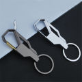 Multifunctional Hidden Mini Knife Keychain For Woman Men Simple Alloy Waist Buckle Hanging Key Chains Key Accessories. 