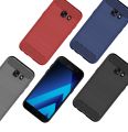 Leweisi Carbon Fiber Bumper Phone Case For Samsung Galaxy A5 2017 Back Cover Coque Shockproof Protective. 