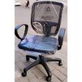 Home Office Chair Ergonomic Desk Chair Mid-Back Mesh Computer Chair Lumbar Support Comfortable Executive Adjustable Rolling Swivel Task Chair with Armrests, Black. 