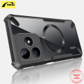 Nanu For OPPO Realme Note 50 [Bull] Compatible with Magsafe Phone Case Shockproof Slim Soft Cover Transparent Back Protection Casing. 