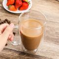 200ML | 450ML 1 Piece Espresso Cup, Double Wall Insulated Glass Cup, Clear Glass Coffee Mug with Handle. 