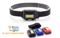 LED COB Headlamp flashlight 3 modes with batteries (3 AAA) - Mini Head light for Camping and Repairing. 