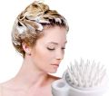 Shampoo Massager Brush Scalp Hair Scrubber with Soft Silicone Bristles For All Type Of Hairs Straight Curly Wet Dry For Men Women Children. 
