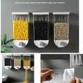 1500ml (1.5kg) Grain Storage Box ,Wall-mounted Tank, Cereal,Bean,Rice Container,Grain, oatmeal,dry fruit,& Dispenser. 