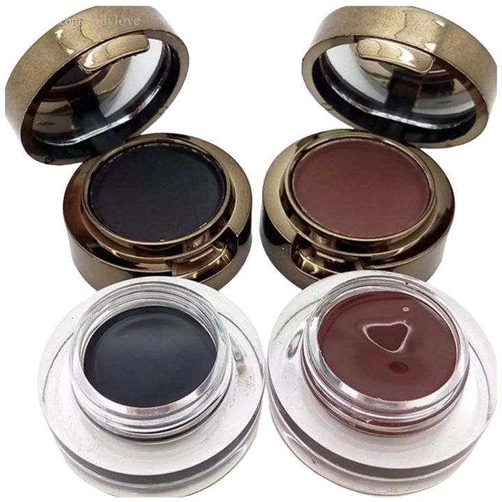 4 In 1 Gel Liner & Eyebrow Kit - Black & Brown