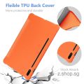 Case Samsung Galaxy Tab S7 11" SM-T870 T875 S6 lite 10.4" P610 P615 Ultra Slim Leather Stand Cover Silicone Fashion Android Mobile Accessories Tablet Silica gel casing creative cases. 