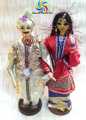 Dolls TRADITIONAL HANDMADE PAKISTANI DULHA AND DULHAN ( PAIR). 