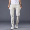 New Men's Casual Basic Pants Business Cotton Jeans Regular Straight Pocket Stretch Pants in Trending Fashion. 