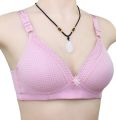 Non Wired Brazier for Women Plain Foam Padded Lifting Bras for Girls with Adjustable Straps and Back Closure for B and C Cups. 