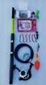 122 PCS WITH FULL COMBO FISHING ROD & REEL SET FOR BEGINNERS  WITH 4000 SERIES REEL AND 210CM FISHING ROD. 