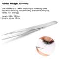 Eyelash Extension Tweezers Kit - Professional False Eyelashes Applicator Tools, Straight & Curved Eye Lashes Tweezer and Scissors - Set of 7 Lash Extension Tools. 