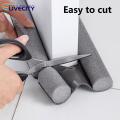 Door Gap Stopper Cut Freely Door Draft Stopper Bottom Seal Strip Weather Stripping. 