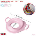 Potty Training Seat For Boys and Girls With Handles Fits Round & Oval Toilets Non-Slip With Splash Guard Portable Folding Large Non Slip & Unbreakable Plastic Commode Potty Training Seat For Kids Toddlers Toilet Seat First Year Potty Seat (BABY PINK). 