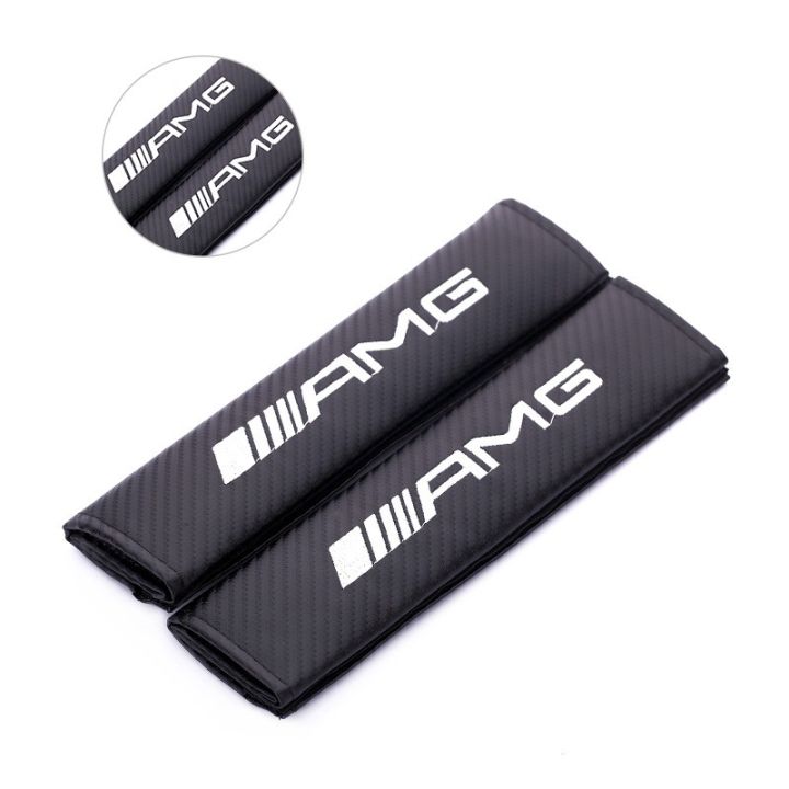 【VA VA VOOM】Fiber Seat Belt Covers Car Shoulder Pad Protection for Mercedes-Benz W203 W210 W211 W124 W202 W204 E300L E300L S-Class C-Class c180 glk300 cls clk slk