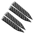 4 Pieces Anti-Scratch Trim Sticker,Carbon Fiber Rearview Mirror Protector Anti-Rub Strip Sticker Anti-Collision Strip. 