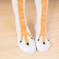 Socks Tights Chicken foot socks Douyin Zhao Lusi Yang Di with the same funny personality slim leg personality funny weird chicken feet socks long socks. 