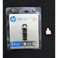 HP usb 16 gb/ 32 gb/ 64 gb 3.1 flash drive - Hp metallic usb with free OTG connector. 
