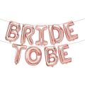 Beautiful Bridal Shower Decoration Full Set in Rose Gold & White Theme for Bride To Be Decorations. 