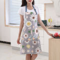 Cooking Apron Waterproof Nordic Style Adult Print Cooking Apron. 
