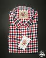 Red & Blue Checks- Full Sleeves- Casual Shirt. 