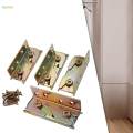 4Pcs Bed Rail Brackets Fixed Accessories Iron Wooden Bed Frame. 