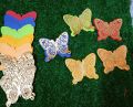 Pack of 30 butterflies :: multicolor for scrapbook, journaling, card making, Customized and handmade diecuts. 