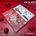 2024 HW16 mini Smart Watch Ladies Diamond Steel 1.32inch Screen Waterproof NFC Smartwatch for Women Fashion Jewelry Set. 