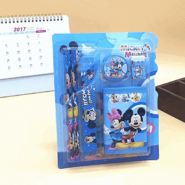 Stationery Set for kids cartoon character (Set of 6 pcs.)