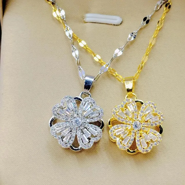 Spinning%20Clover%20Necklace,Stress%20Relief%20Jewelry%20Mother%20Day%20Gift,%20Gift%20For%20Lover,%20Four%20Leaf%20Clover%20Heart%20Necklace,%20Spinning%20Anxiety%20Relief%20-%20Image%203