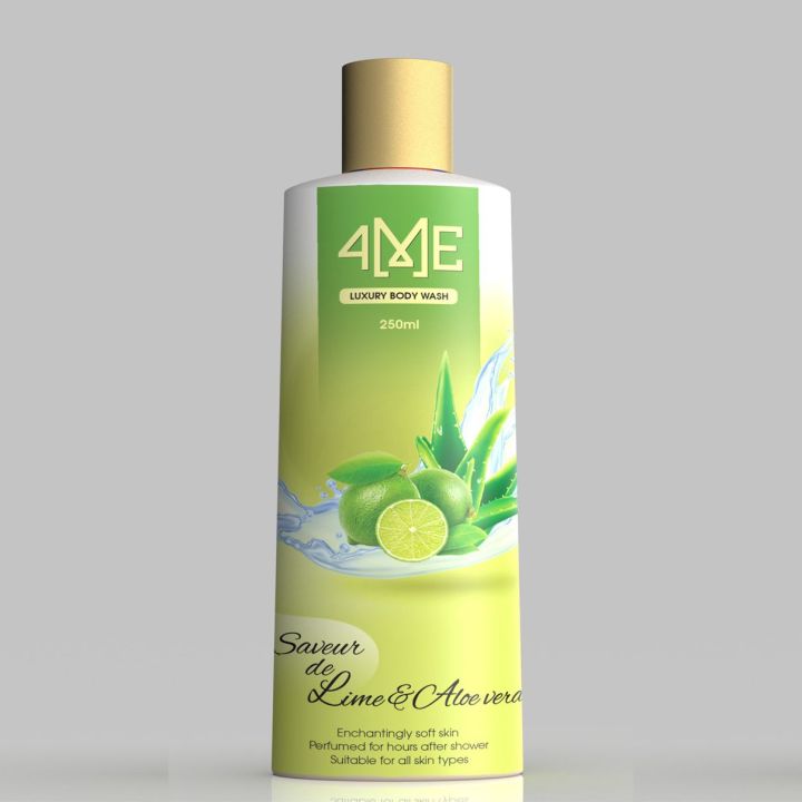 4 me body wash lime and aloe vera 250ml
