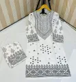 Stitched Chunri 2Pc Dress For Women Summer Linen Fabric Casual Traditional Style Multiple Color. 