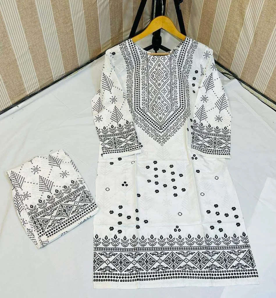 Smars Fashion Stitched New Chunri 2pc dress for women