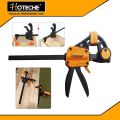 Hoteche Woodworking Clip Bar F Clamp Grip Quick Ratchet Release Squeeze Tools 6 inch. 