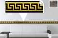 Golden Border Wall Stickers Pack Of 12 / 24 / 36 / 48 / 60 Pieces. 