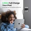 【EU Plug】UGREEN 18W 20W 30W GaN Charger PD Fast Type C Charger USB C PD QC3.0 Quick Charging For Samsung Galaxy S25 S24 Ultra A iPhone 16 15 Max Pro OPPO Reno 12 Find N Xiaomi 15 14 Pro Redmi K70 60 Pro Huawei Mate 70 60 Pura 70 60 nova 13 12 P40 30. 