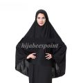 Hijabeespoint Prayer Scarf Black for Women & Girls. 