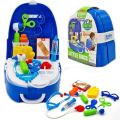 Pretend Play Kids Blue Doctor Set With All Accessories For Kids. 