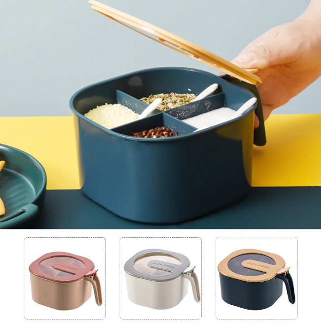 Kitchen Accessories Masala Box In Plastic Seasoning Box With