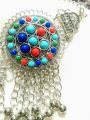 Premium Quality Matha Patti Afghan Tribal Style Head Jewelry – Multicolor Stones – Golden & Silver Options - Traditional Jewelry. 