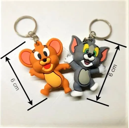 2%20Piece%20Tom%20and%20Jerry%20Soft%20Silicone%203D%20Cartoon%20Character%20Rubber%20Keychain%20Chain%20-%20Image%206