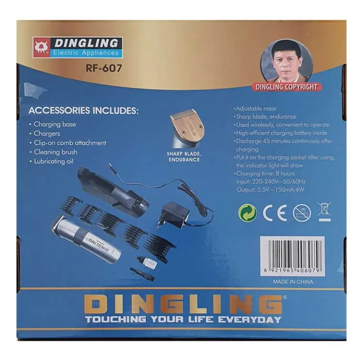DINGLING%20RF-607%20Professional%20Hair%20Trimmer/Clipper%20for%20Men%20%7C%20High%20Quality%20Rechargeable%20Beard%20Trimmer%20for%20home%20and%20professional%20usage%20%7C%20Original%20Hair%20and%20Beard%20Shaving%20trimmer%20%7C%20"Precision%20Grooming,%20Effortlessly%20Defined"%20-%20Image%208